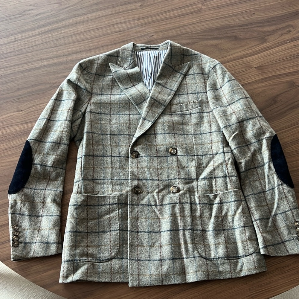 Gant double breasted wool blazer